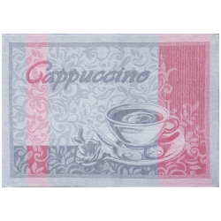 Kuchenny ręcznik Cappuccino len-bawełna